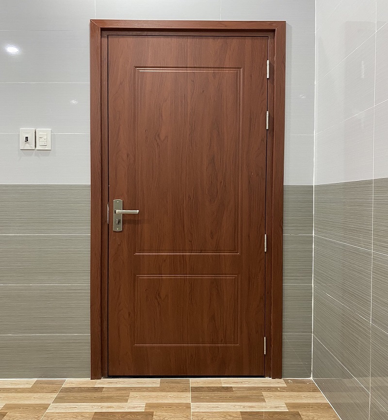Cửa Nhựa Composite Vân Gỗ 2 Pano