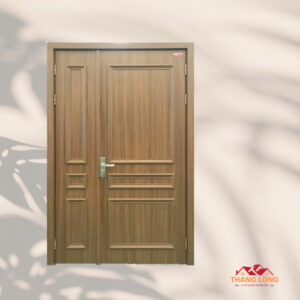 Hình Ảnh Cửa 2 Cánh Gỗ Nhựa Composite CC03