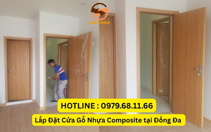 Lắp Đặt Cửa Gỗ Nhựa Composite tại Đống Đa
